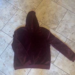 Cold Crush Red velvet pull over